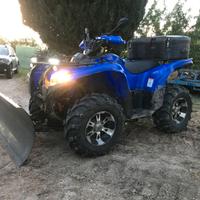 Pala neve basculante per Quad ATV