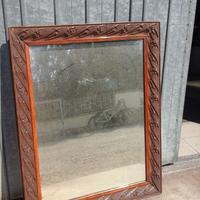 Specchio molato VINTAGE 56 x71cm.cornice in legno