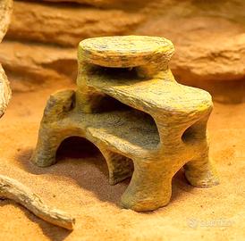 Grotta tana per terrario teca, spedisco