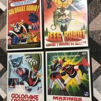 Goldrake,jeegmazinga,4 dvd nuovi sigillati