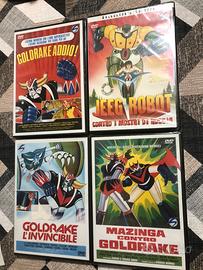 Goldrake,jeegmazinga,4 dvd nuovi sigillati