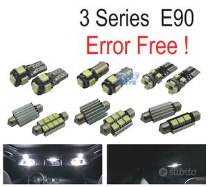 KIT 15 LAMPADE LED INTERNE BMW E90 SEDAN 320D 320D