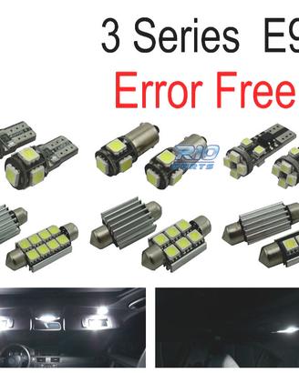 KIT 15 LAMPADE LED INTERNE BMW E90 SEDAN 320D 320D