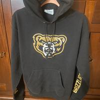 Felpa Champion Grizzlies nera oro con cappuccio  M