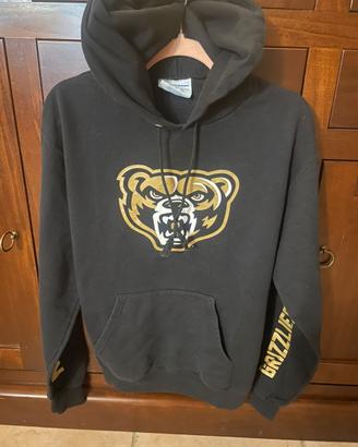 Felpa Champion Grizzlies nera oro con cappuccio  M