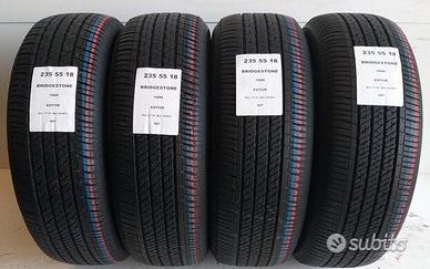 4 gomme 235 55 18 bridgestone a607