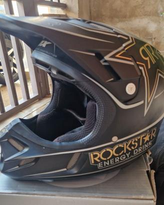 CASCO FOX V4 CARBON ROCKSTAR TAGLIA S (COME NUOVO)