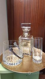 set da liquore in cristallo 