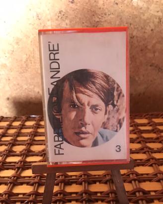 Fabrizio De Andre’ Audiocassetta originale vol 3