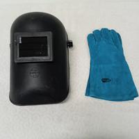 Maschera e guanti saldatore