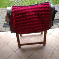 5 Sotto sella per cavallo più bisaccia 