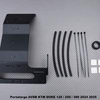 Portatarga AVDB KTM DUKE 125 / 250 / 390 2024 2025