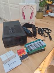 Ampli Stax SRM-T1 e cuffie Lambda SR  			