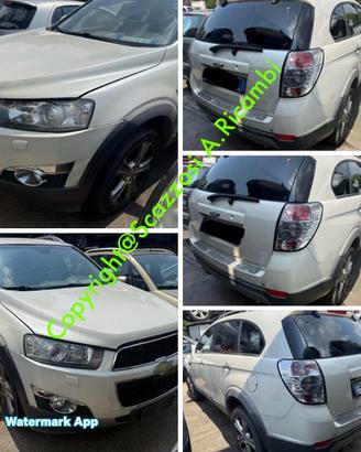 Ricambi vari Chevrolet Captiva anno 2010 Fi