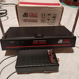 Sistema Microfonico Wireless VHF-FM dB Technologie