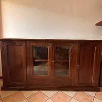 Credenza / mobile soggiorno in legno massiccio 220