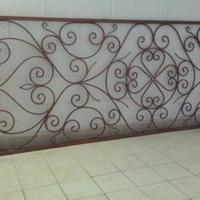 Parete divisoria in ferro battuto