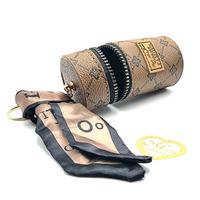 Mini Borsetta Portachiavi Marrone portafoglio 