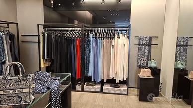 MOBILI ESPOSITIVI PER NEGOZIO ABBIGLIAMENTO LUXURY