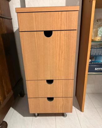 mobiletto cassettiera da bagno / parrucchiere