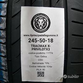 2 gomme 245 50 18 tracmax a11774