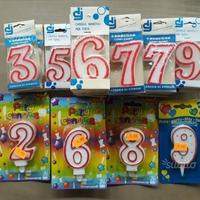 Lotto 24 candele compleanno