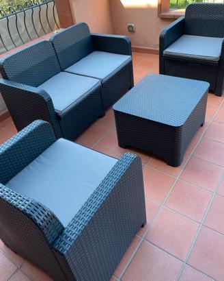 Set salotto da giardino