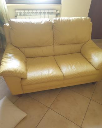 Divano in pelle 2 posti