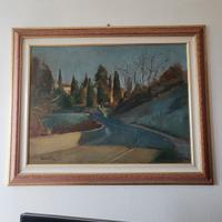 Quadro con Villa d'Este del Giliberto 