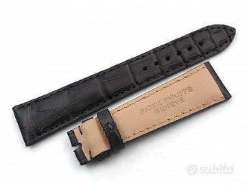 Cinturino Patek Philippe 20/16mm Alligator Grigio