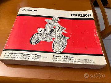 Manuale HONDA CRF250R