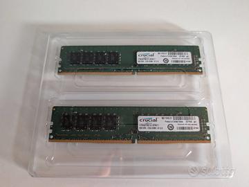 Kit RAM Crucial 16GB (2×8GB) DDR4‑2133 UDIMM