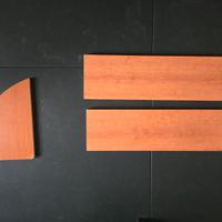 Tre mensole in blocco in buono stato