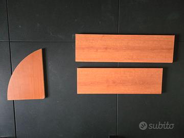 Tre mensole in blocco in buono stato