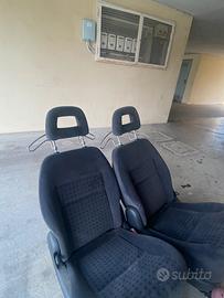 Sedili VW Sharan 7M 95-10 tessuto nero