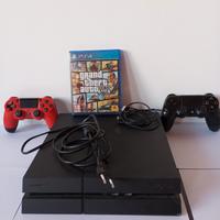 PS4 con joystick e GTA V