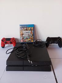 PS4 con joystick e GTA V