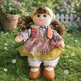 Bambola di pezza shabby 35 cm 