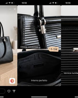 Borsa a mano nera – Silvia rosa