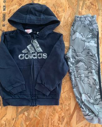 Tuta adidas bimbo 2/3 anni