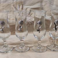 6 bicchieri flute/liquore