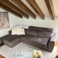 Divano poltrone sofà marrone