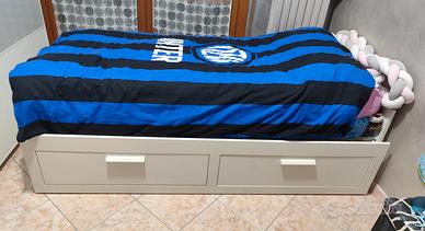 Struttura letto divano/2 cassetti BRIMNES ikea