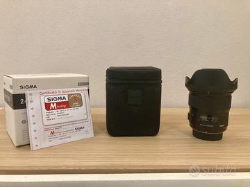 Obiettivo Sigma 24 mm f1.4 per Nikon