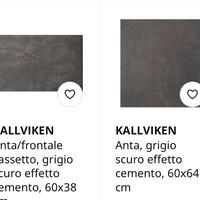 Ante Ikea Kallviken grigio cemento