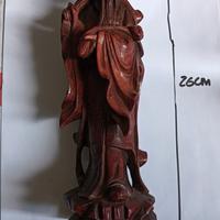 scultura cinese legno 