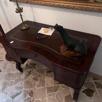 Scrivania stile impero+vetrinetta primi anni 800