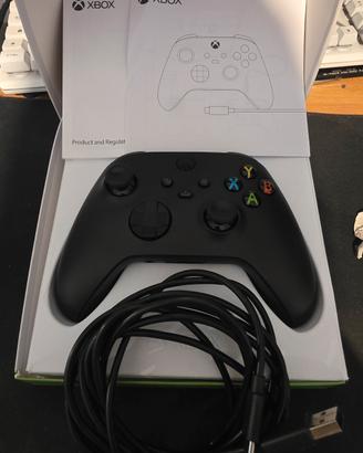 Controller Wireless Xbox + Cavo USB-C - Nero 