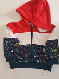 giacca felpa neonato 6/9 mesi