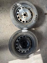 Coppia ruote scorta vag 5x112 205/55 r16